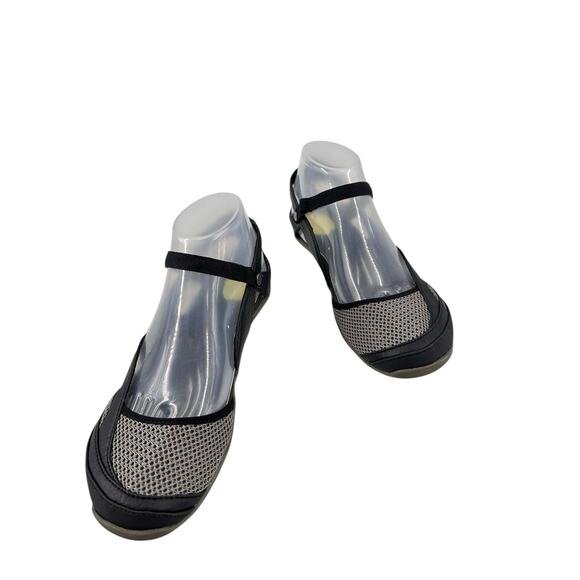 Teva Northwater Sport Sandal Water Mary Jane Black Gray Mesh Anatomic Foot Sz 9 - Picture 5 of 11
